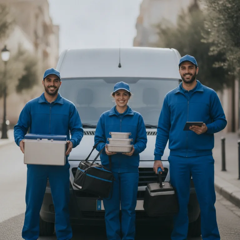 Entrega de Comidas equipo en Gracia